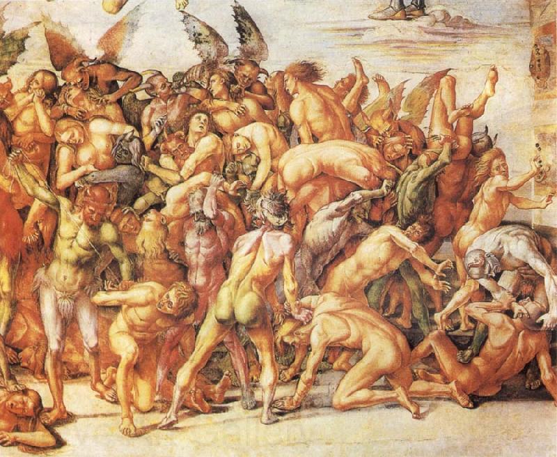 Luca Signorelli The Damned Cast into Hell France oil painting art